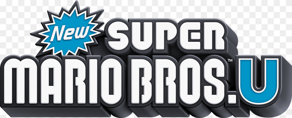 New Super Mario Bros New Super Mario Bros U Title, Sticker, Scoreboard, Logo, Text Free Png Download