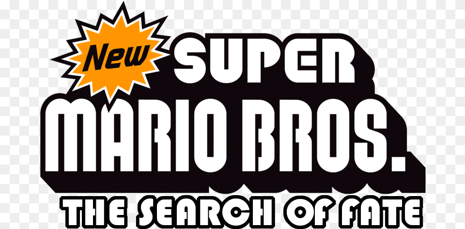New Super Mario Bros The Search Of Fate Fantendo Horizontal, Scoreboard, Sticker, Text, Logo Free Png