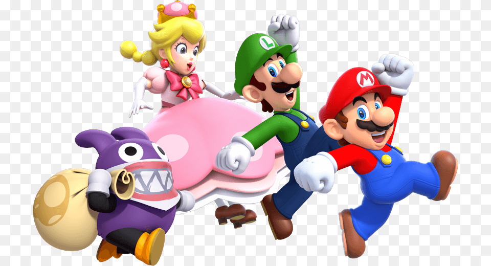 New Super Mario Bros U Deluxe New Super Mario Bros U Deluxe Nabbit, Baby, Game, Person, Super Mario Free Png Download