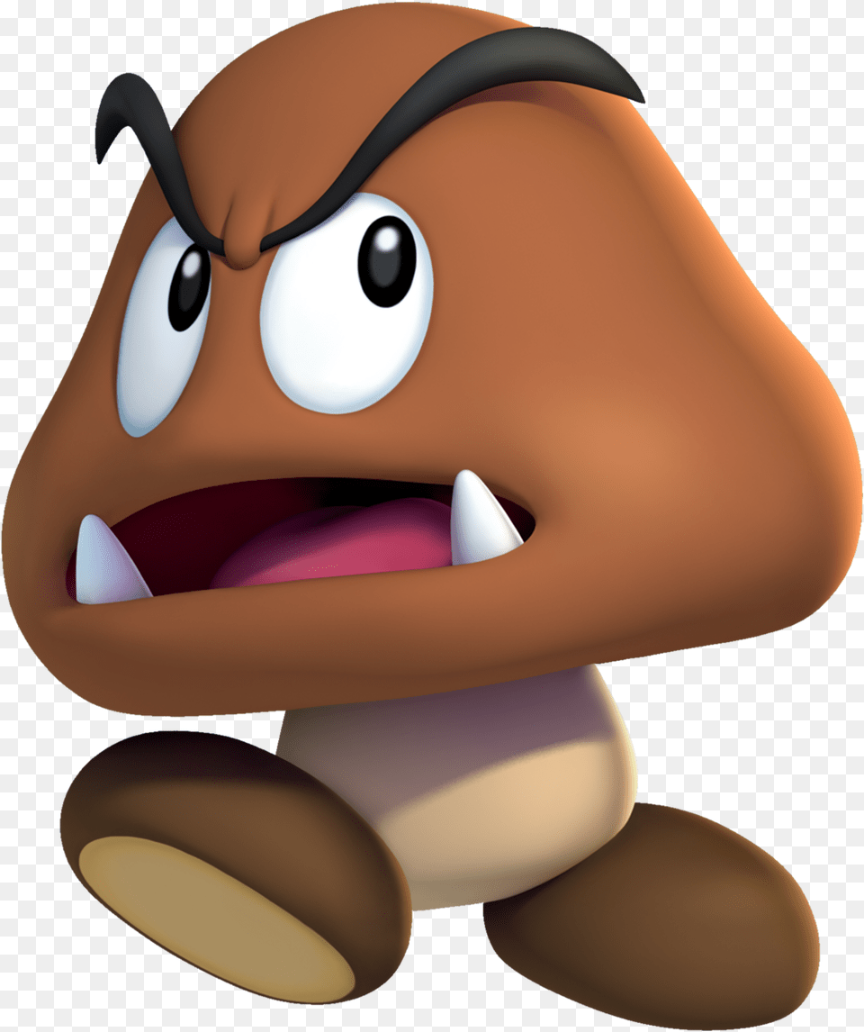 New Super Mario Bros U Goomba, Plush, Toy, Nature, Outdoors Png Image