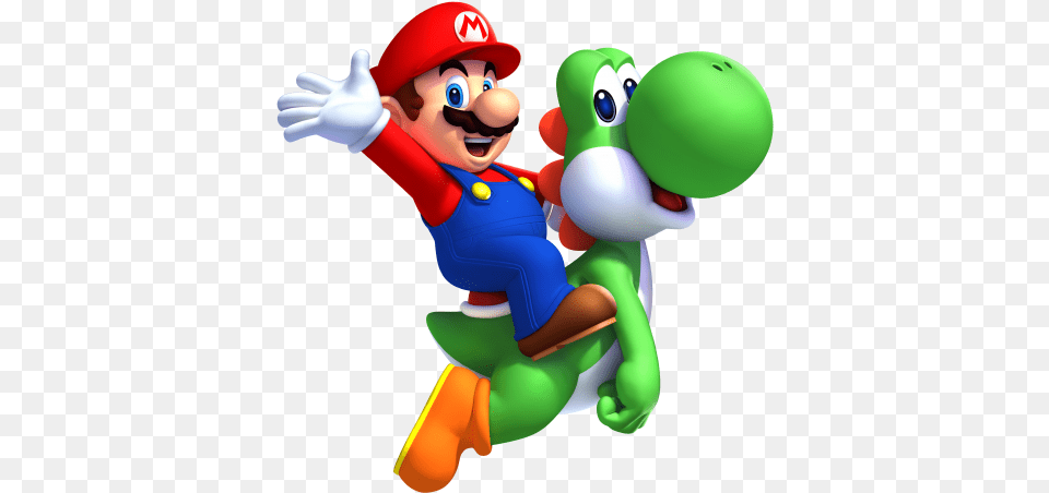 New Super Mario Bros U Render New Super Mario Bros Wii Mario Yoshi, Game, Super Mario, Baby, Person Png