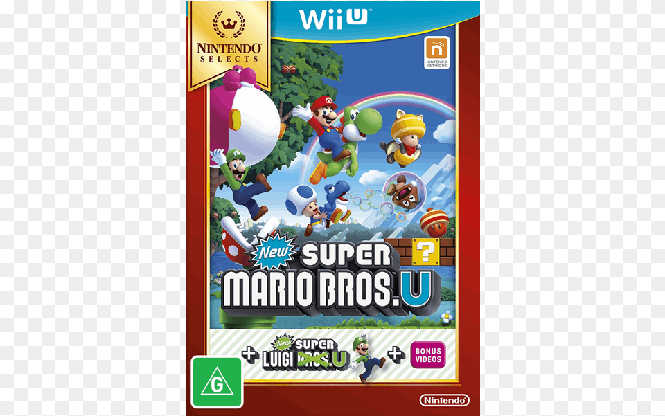 New Super Mario Bros U Super Luigi U Nintendo Selects New Super Mario Bros U Switch, Game, Super Mario, Baby, Person Free Png