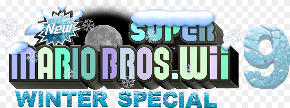 New Super Mario Bros Wii 9 Winter Special New Super Mario Bros 9, Nature, Outdoors, Ice, Turquoise Free Png