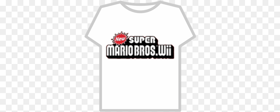 New Super Mario Bros Wii Shirt Roblox Neon District Roblox Nd Redwood, Clothing, T-shirt Png Image