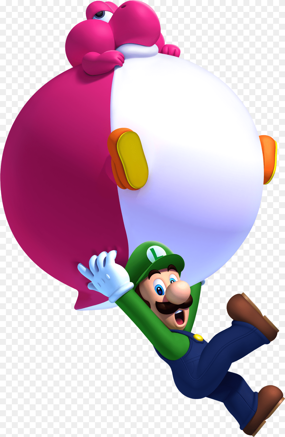 New Super Mario Bros Wii U Yoshi, Balloon, Baby, Person, Game Free Png