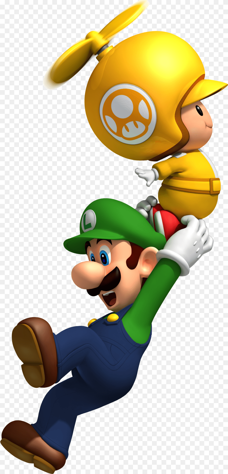 New Super Mario Bros Wii Yellow Toad And Luigi Super New Super Mario Bros Wii U Characters, Baby, Person, Game, Super Mario Free Png