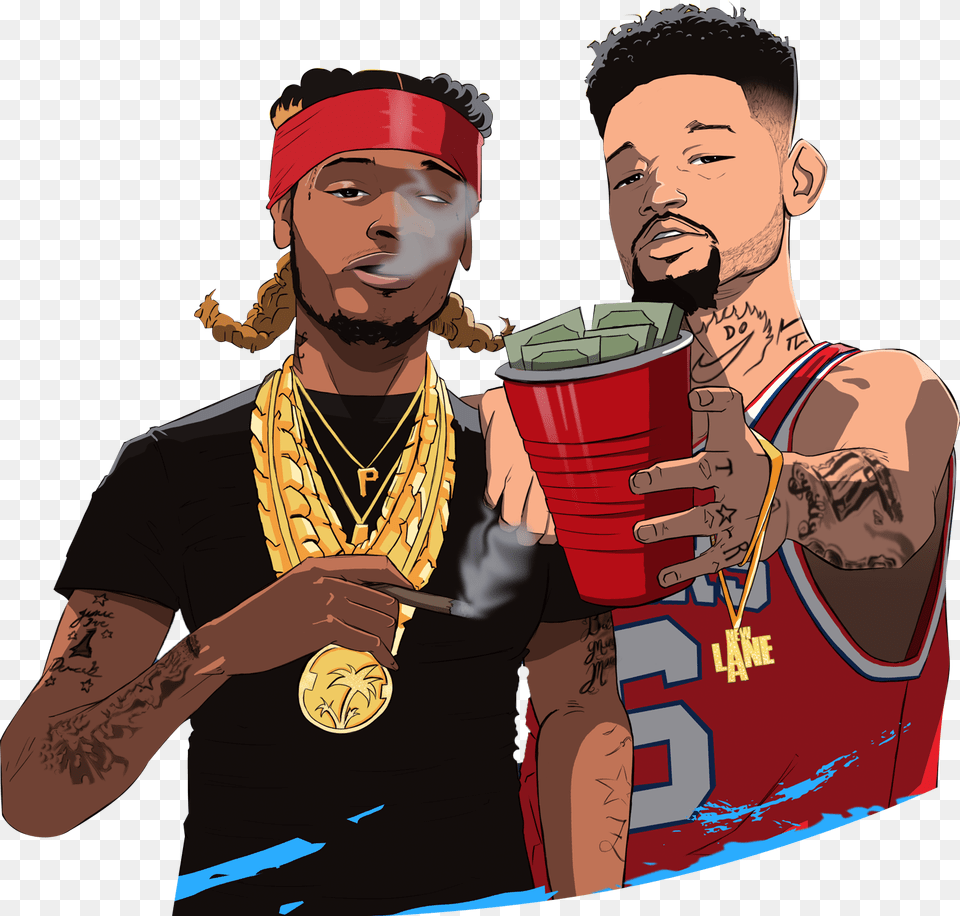 New Surprise Project From Pnb Rock Amp Fetty Wap Quotmoney Money Hoes And Flows, Adult, Person, Man, Male Free Png Download