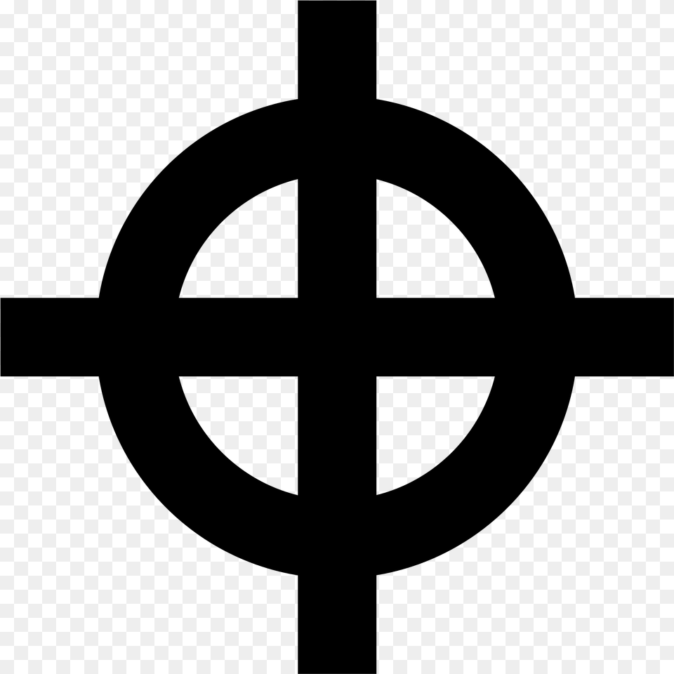 New Svg Image White Supremacist Cross Tattoo, Gray Png