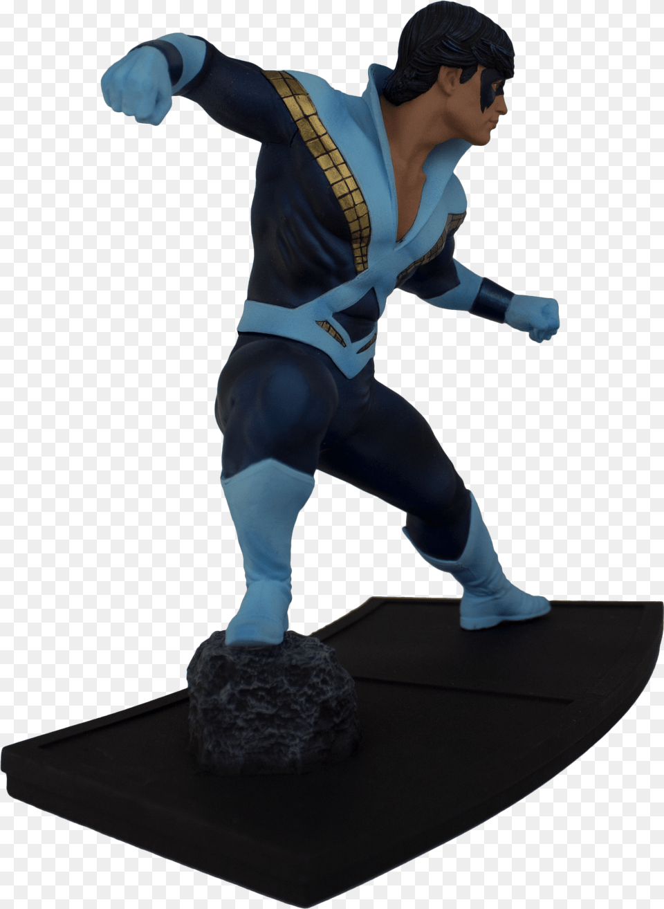 New Teen Titans Scale Statues Teen Titans, Person, Figurine, Face, Head Free Png