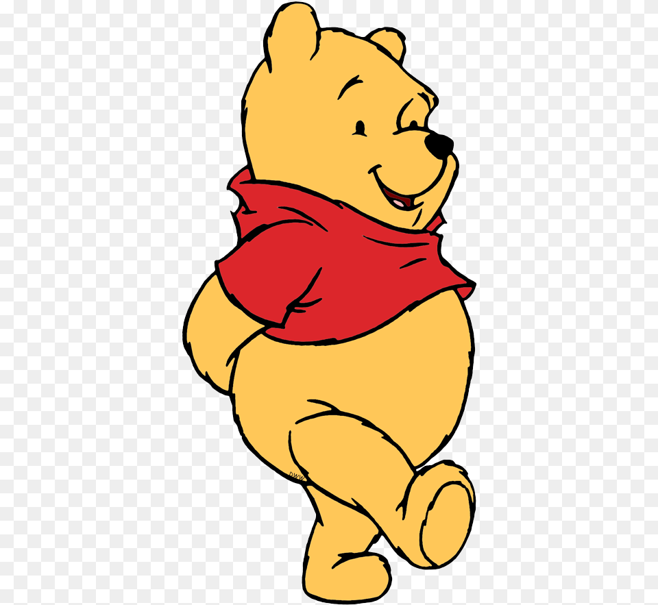 New Touching Winnie The Pooh Walking Winnie The Pooh Cute, Baby, Person, Face, Head Free Png