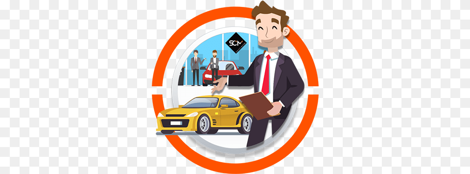New U0026 Used Cars For Sale In Dubai Luxury Sun Man Sell Car Cartoon Transparent Background, Wheel, Machine, Spoke, Tire Free Png Download