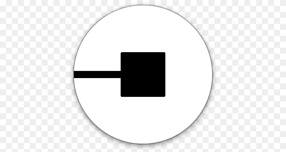 New Uber Logo Picture Uber Sign On Car, Disk, Adapter, Electronics, Symbol Free Transparent Png