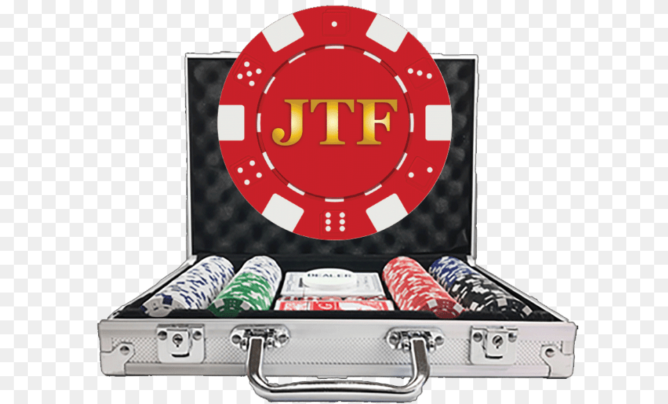 New Value Poker Set Red Poker Chip, Bag, Gambling, Game Free Transparent Png