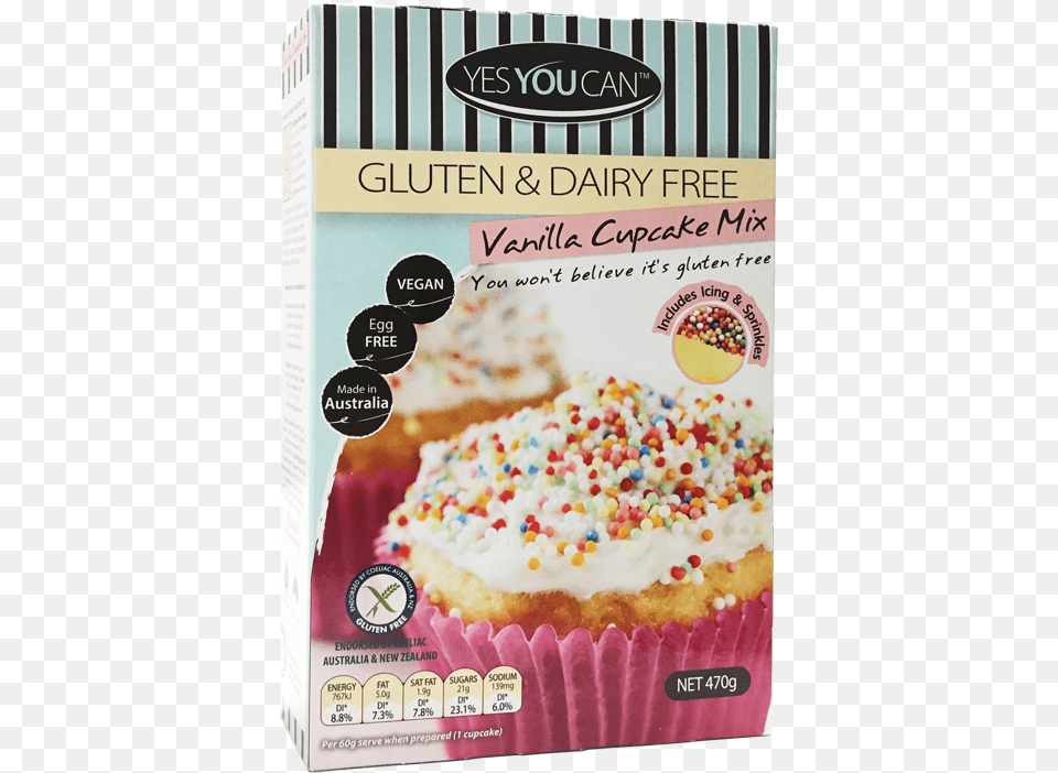 New Vanilla Low Wix Yes You Can Bread Mix Multigrain 400 Gm, Birthday Cake, Cake, Cream, Cupcake Free Png