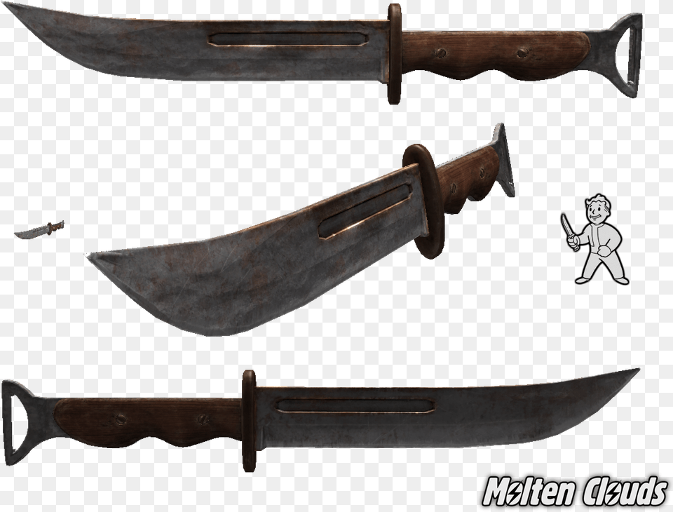New Vegas Fallout 1 Knife Mod, Blade, Dagger, Sword, Weapon Free Png Download