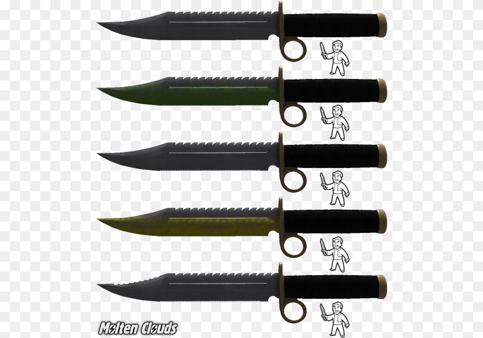 New Vegas Mod Combat Knife, Blade, Dagger, Weapon, Baby Free Png