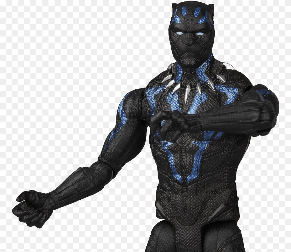 New Vibranium Black Panther Suit, Adult, Male, Man, Person Free Transparent Png