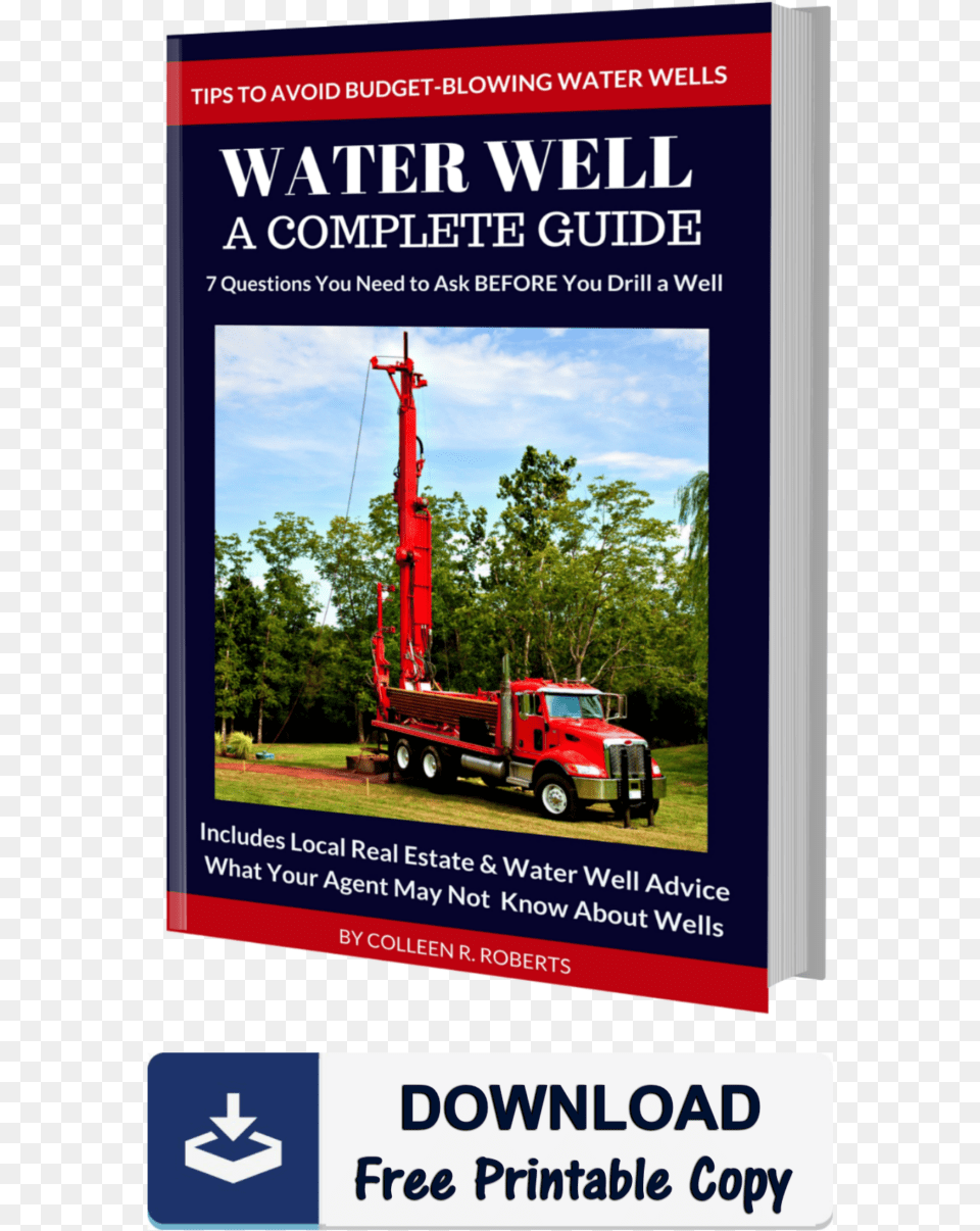 New Water Well In The Cariboo Istock Well Drilling, Advertisement, Poster, Transportation, Truck Png Image