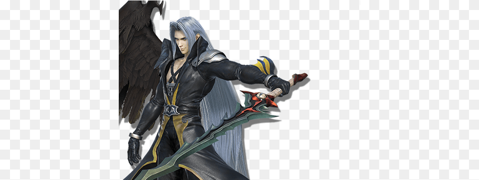 New Weapons For All Characters Dissidia Dissidia Nt Sephiroth Weapons, Adult, Person, Female, Woman Png Image