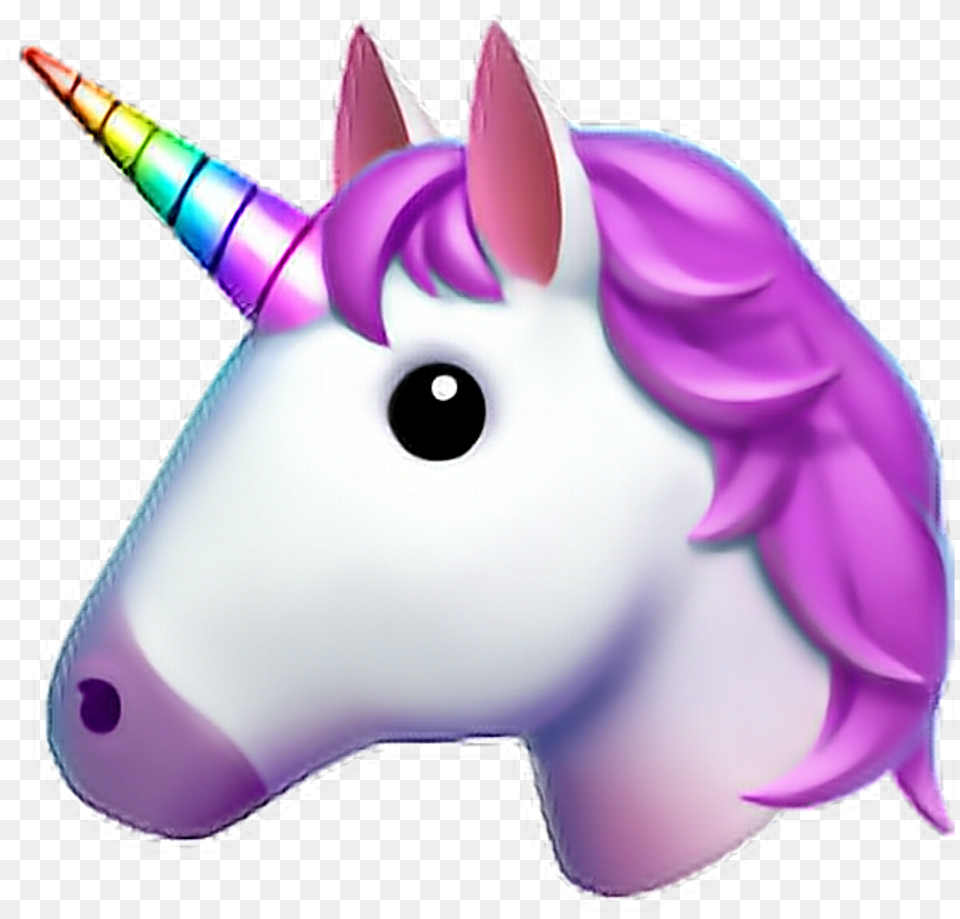 New Whatsapp Ios Sticker By Trixie Tumblr Unicorn Emoji, Toy, Clothing, Hat Free Png