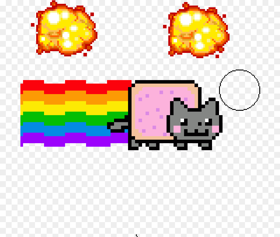New World Girl Mlg Nyan Cat Clipart Full Size Nyan Cat, Scoreboard, Flare, Light, Outdoors Free Png Download