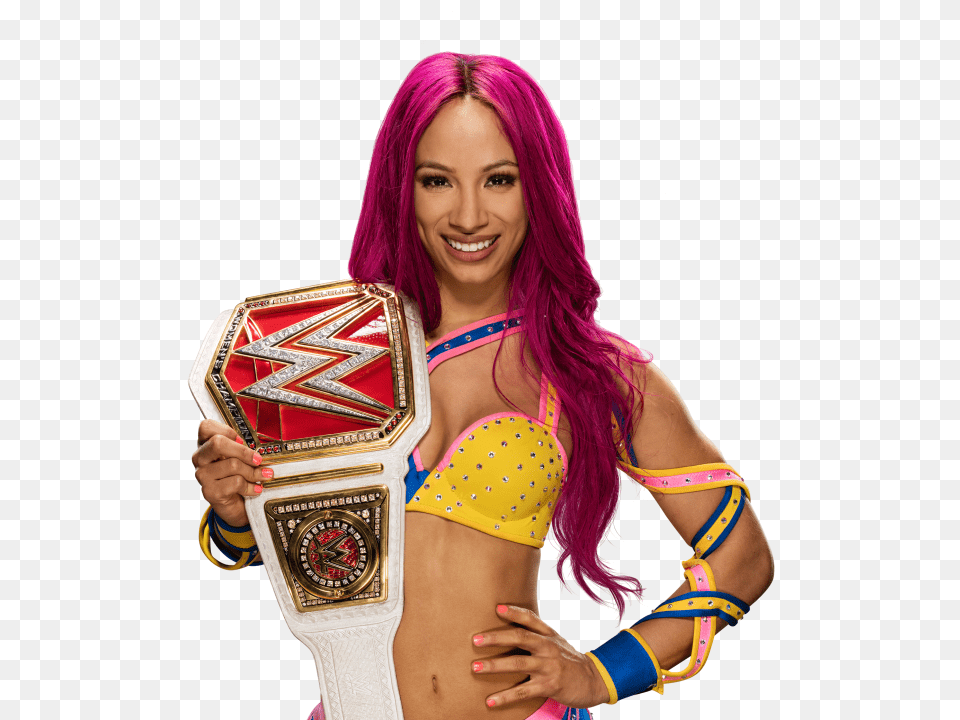 New Wwe Womenquots Championship Wwe Sasha Banks Champion, Female, Adult, Woman, Person Png Image