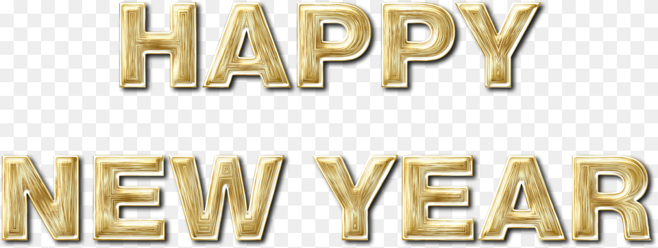 New Year, Gold, Text Free Png