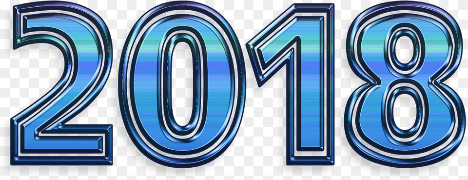 New Year 2018, Number, Symbol, Text Free Transparent Png