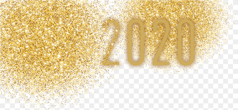 New Year 2019, Gold, Food Png Image