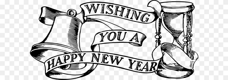New Year 2019 Hello 2019 2018 Christmas Day Happy New Year 2018 Drawing, Gray Free Transparent Png
