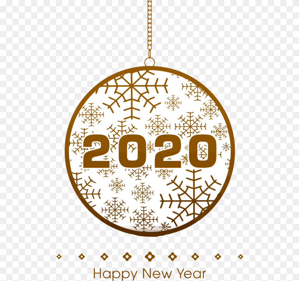 New Year 2020 Ornament Font Circle For Happy Colors Happy New Year 2020 Round, Accessories, Gold, Astronomy, Moon Free Png