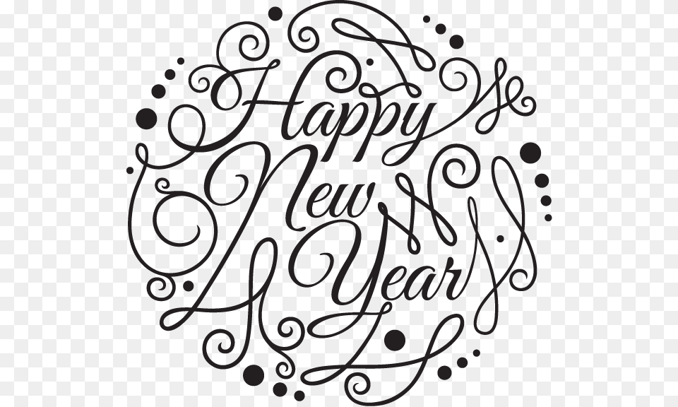 New Year, Handwriting, Text, Blackboard, Calligraphy Free Png
