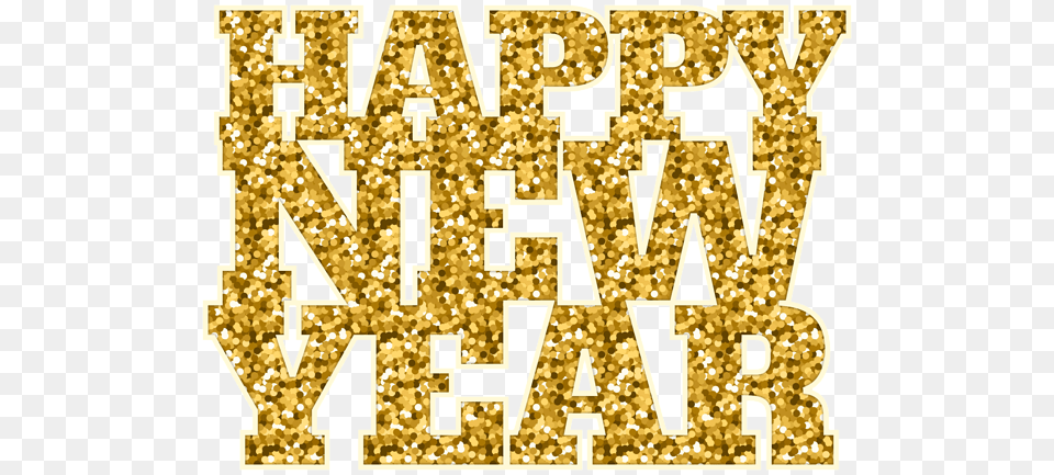 New Year, Gold, Chess, Game, Text Free Png Download