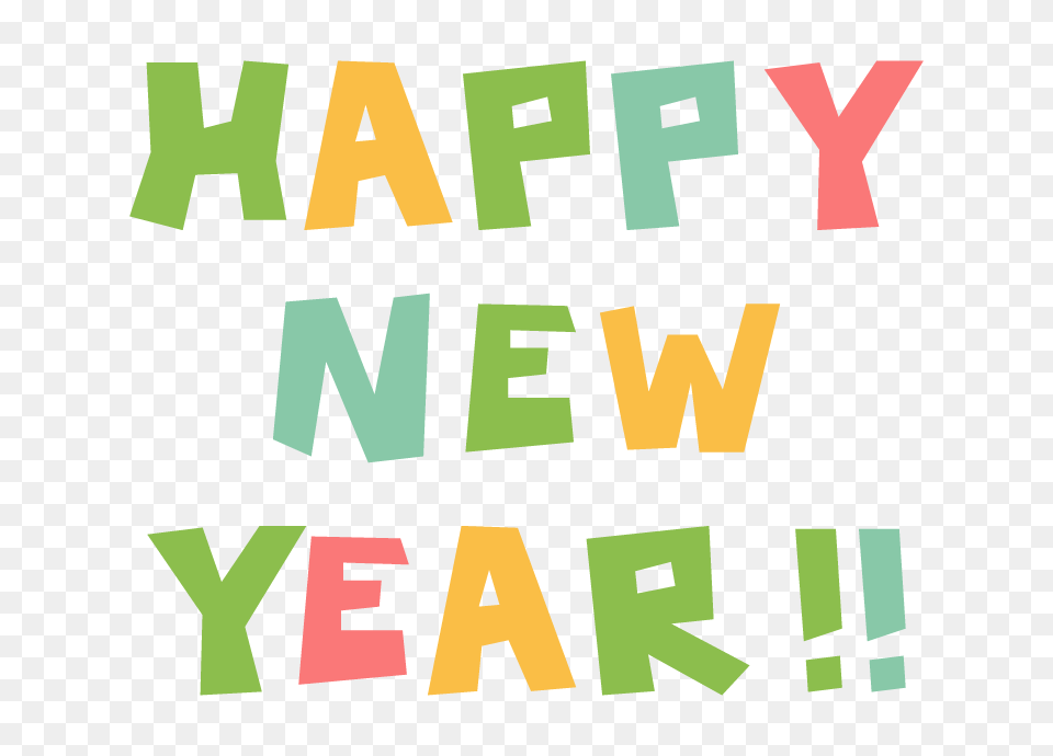 New Year, Text, Alphabet Free Png Download