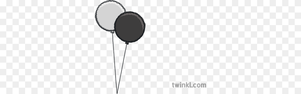 New Year Balloons Black Silver Party Celebrations Eyfs Clip Art, Lighting, Balloon, Pin Free Png Download