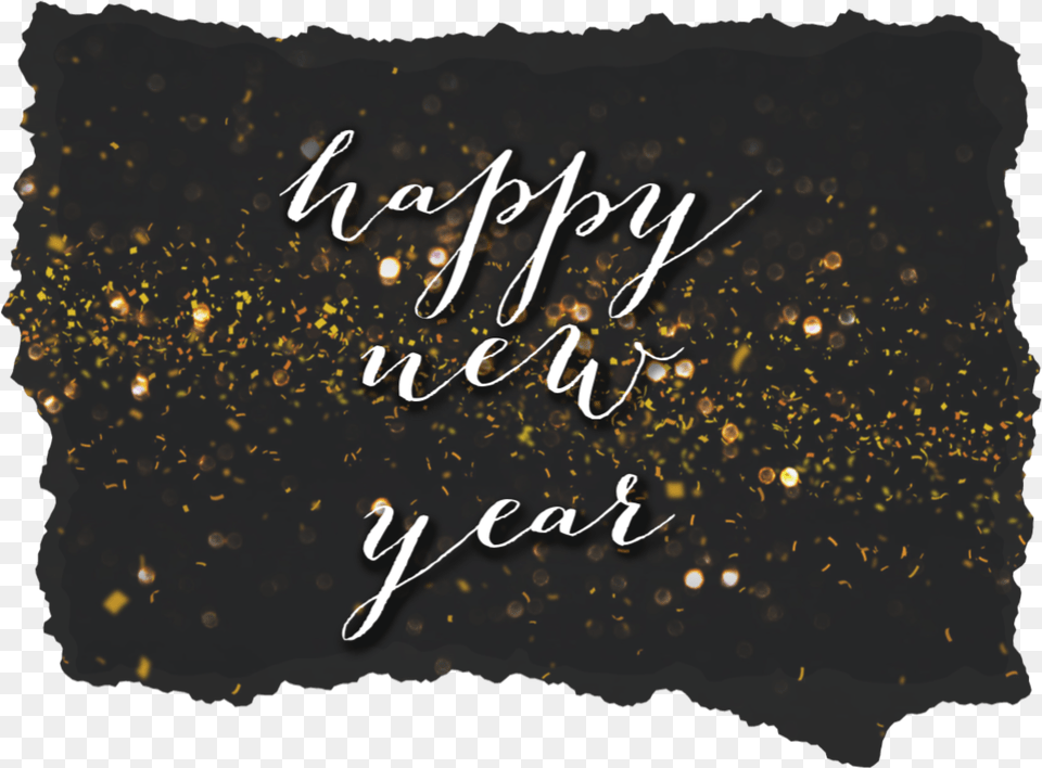 New Year Banner Poster, Handwriting, Text, Calligraphy, Paper Png Image