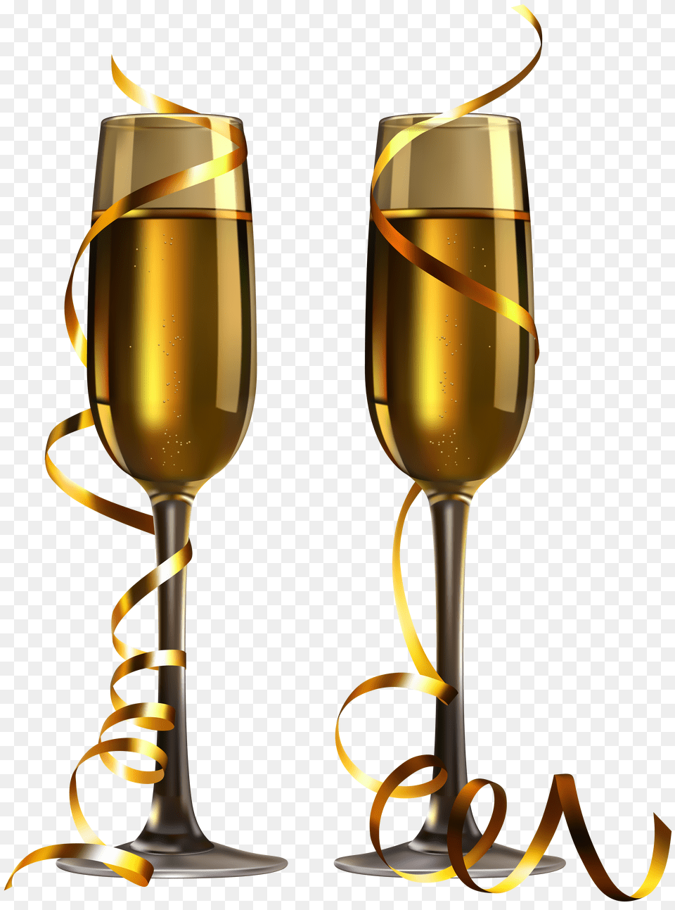 New Year Champagne Glasses Free Png Download