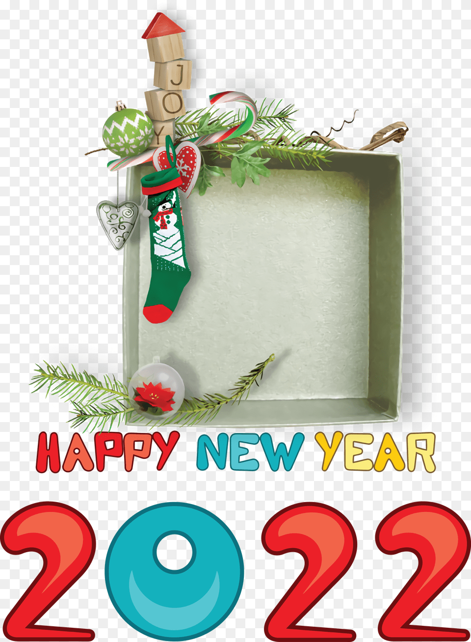New Year Christmas Day Bauble For New Year 2022, Text, Symbol, Number, Clothing Free Png