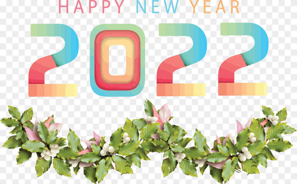 New Year Christmas Day Holiday For New Year 2022, Flower, Flower Arrangement, Plant, Accessories Png Image