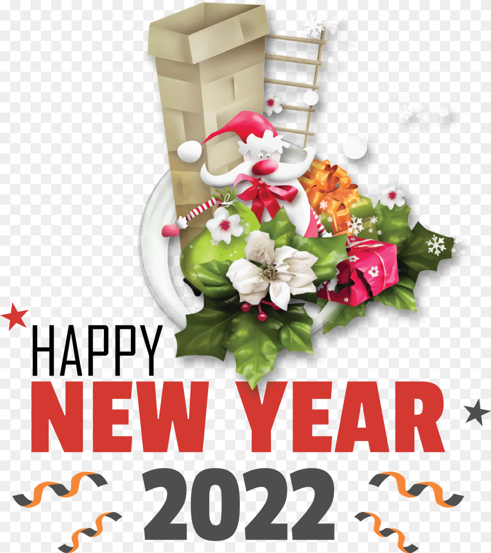 New Year Christmas Day Holiday For New Year 2022, Advertisement, Poster, Art, Graphics Free Png