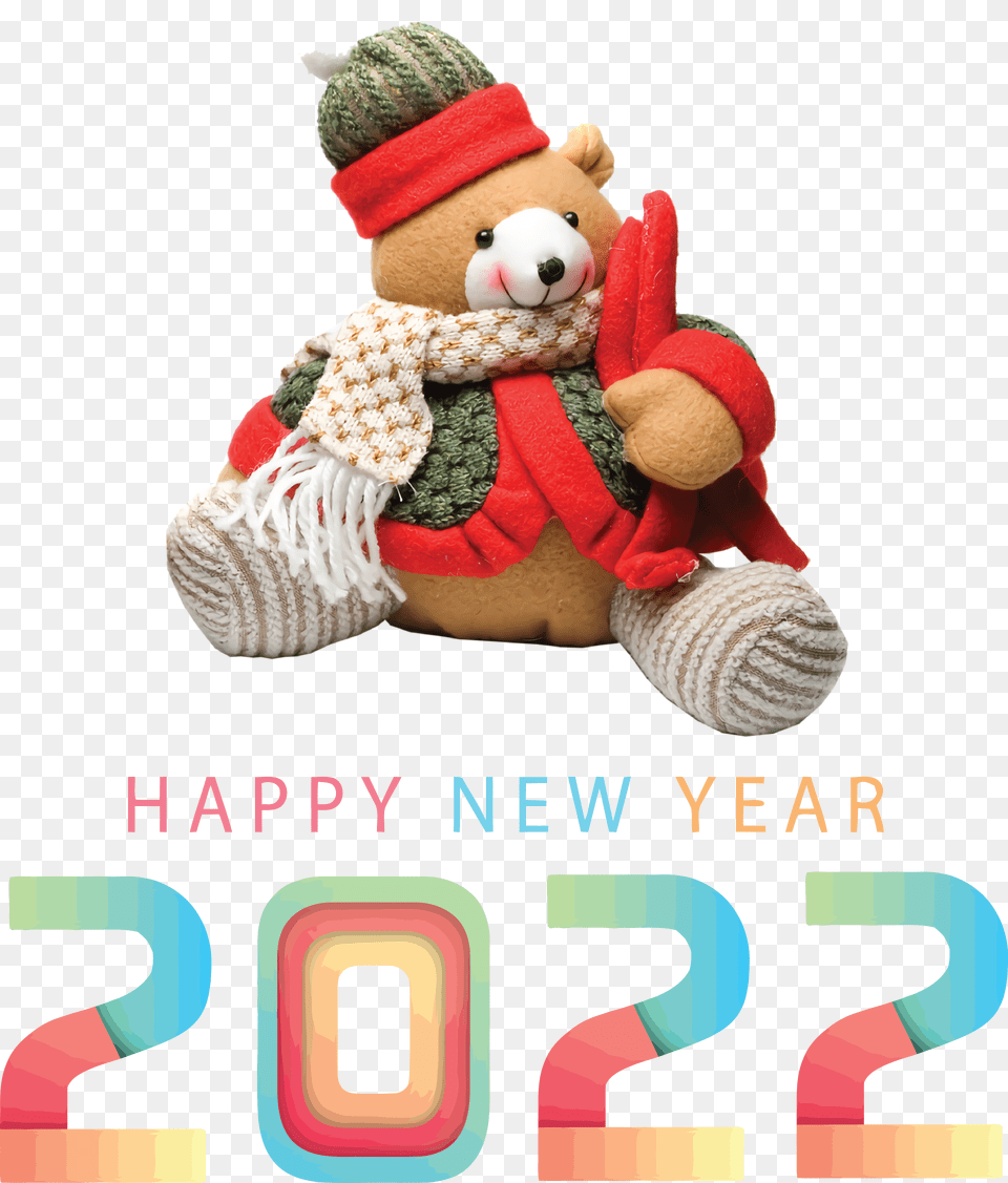 New Year Christmas Day Mrs Claus For New Year 2022, Plush, Toy Free Png Download