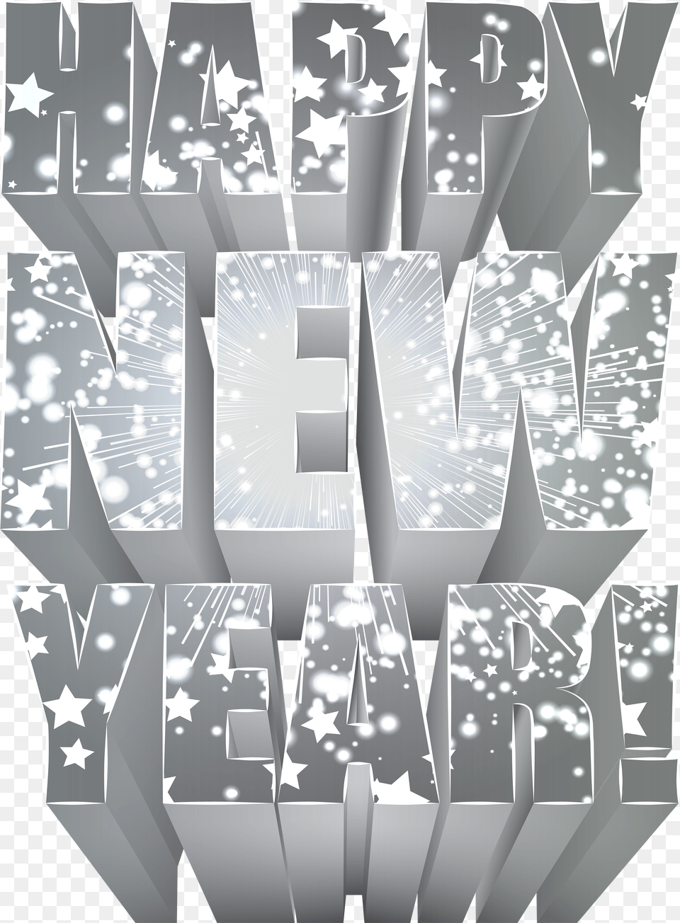 New Year Clip Art Happy New Year Silver Free Png Download