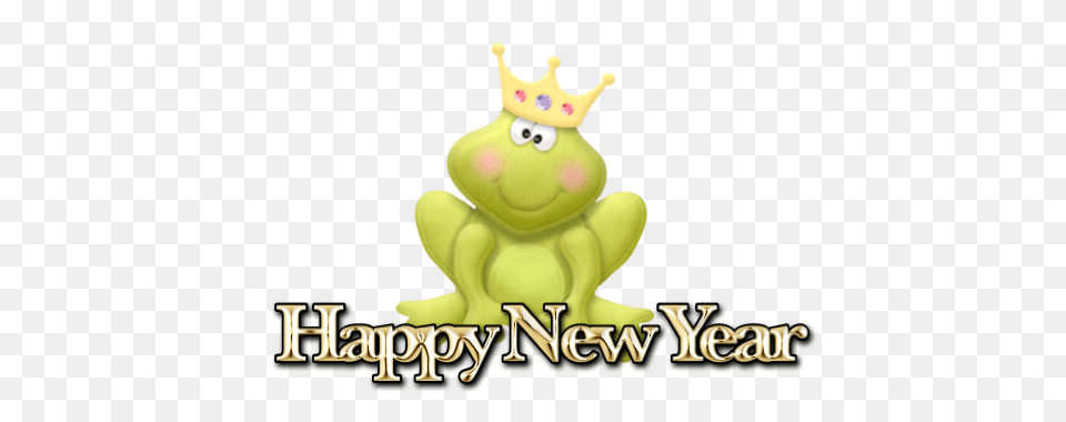 New Year Clipart Graphics Word Clipart Clipart Happy, Plush, Toy, Amphibian, Animal Free Transparent Png