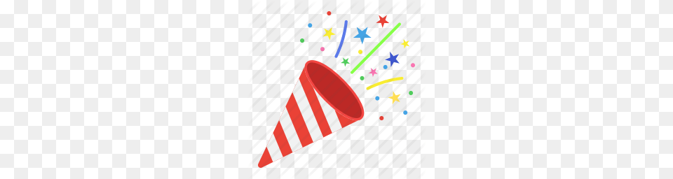 New Year Confetti, Clothing, Hat, Cone Png Image