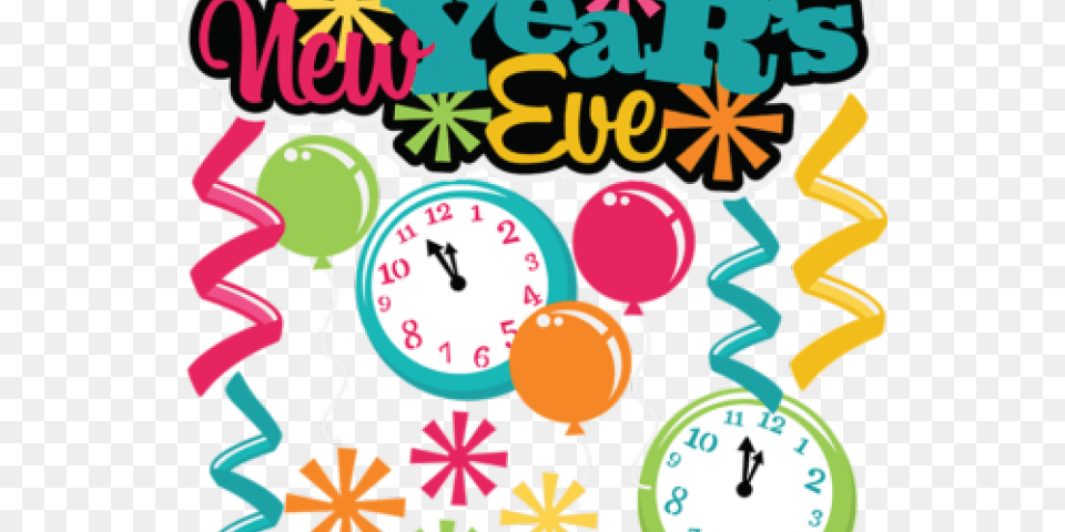 New Year Eve 2019 Clip Art, Analog Clock, Clock Free Transparent Png