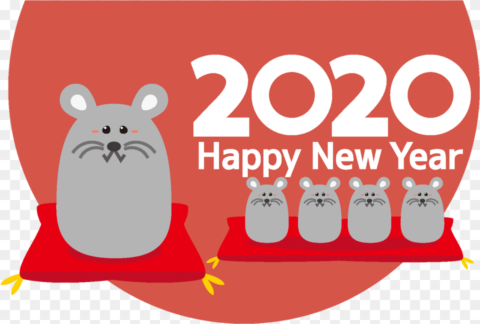 New Year Greetings 2020, Bag, Animal, Bird, Bear Free Transparent Png