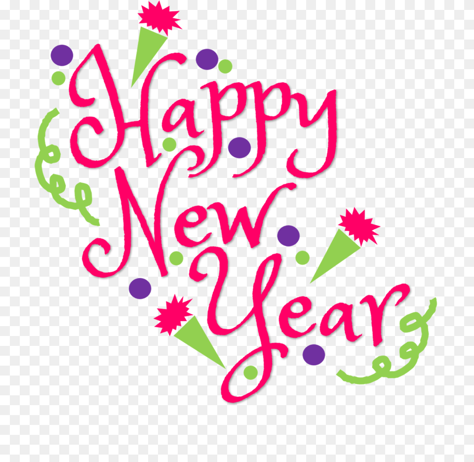New Year Happy New Year Clipart Royalty Stock Huge, Art, Graphics, Text Png Image