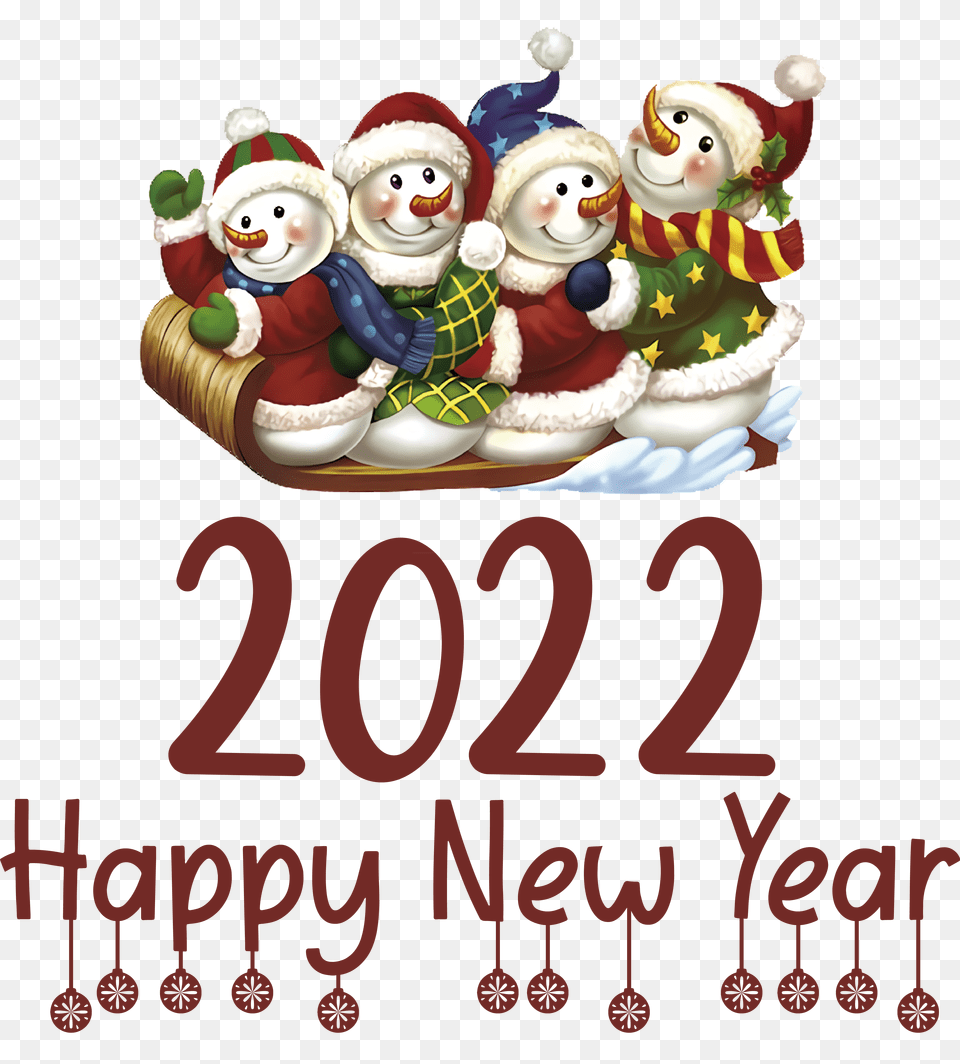 New Year Merry Christmas And Happy New Year 2022 Christmas Day For New Year, Baby, Person, Text, Number Free Transparent Png