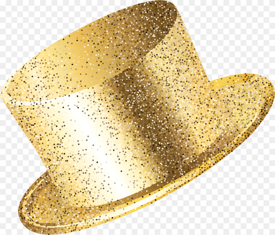 New Year Party Hat Gold Clip Art New Years Hat Png Image