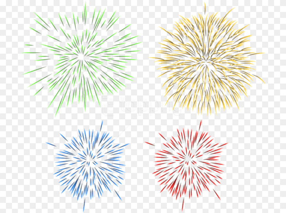 New Year S Day Clipart Background Firework, Fireworks, Plant Free Transparent Png